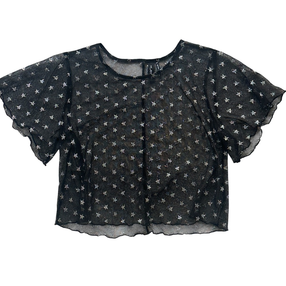 Y2k whimsical stars crop top - Picture 7 of 8